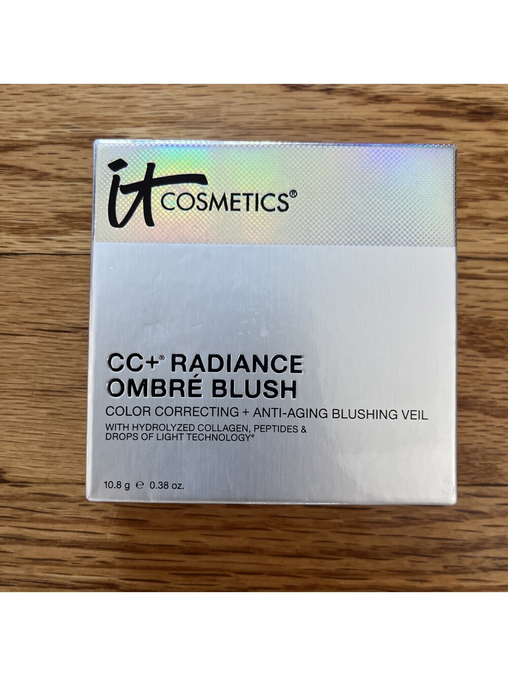 IT Cosmetics CC+ OMBRE Radiance BLUSH Anti-Aging Brightening CORAL FLUSH 0.38 oz